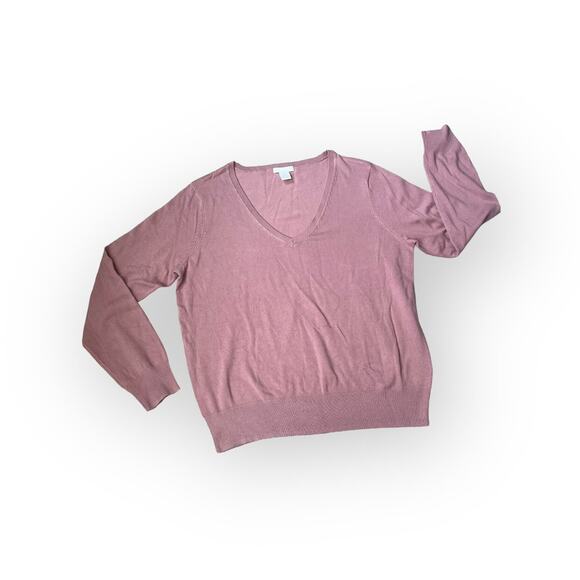 H&M Lightweight Women's V Neck Sweater - Picture 1 of 8